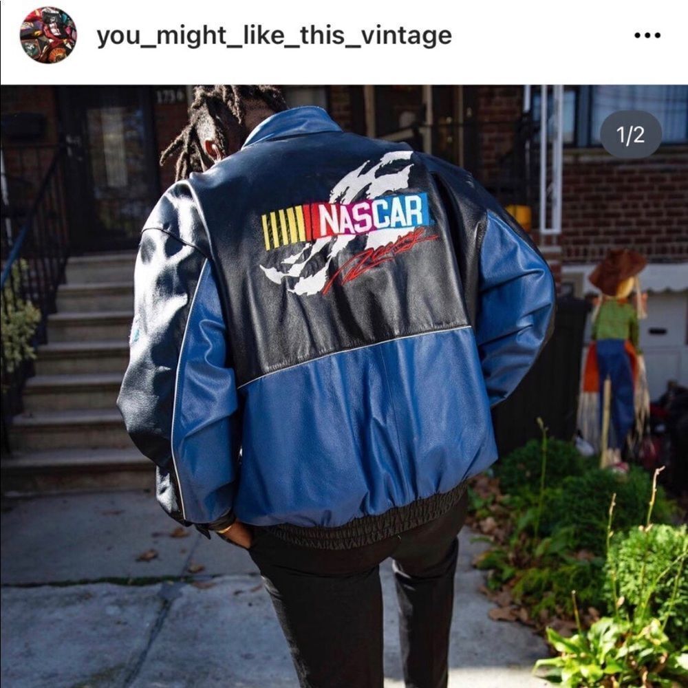 NASCAR Jeff Hamilton. Vintage bomber varsity